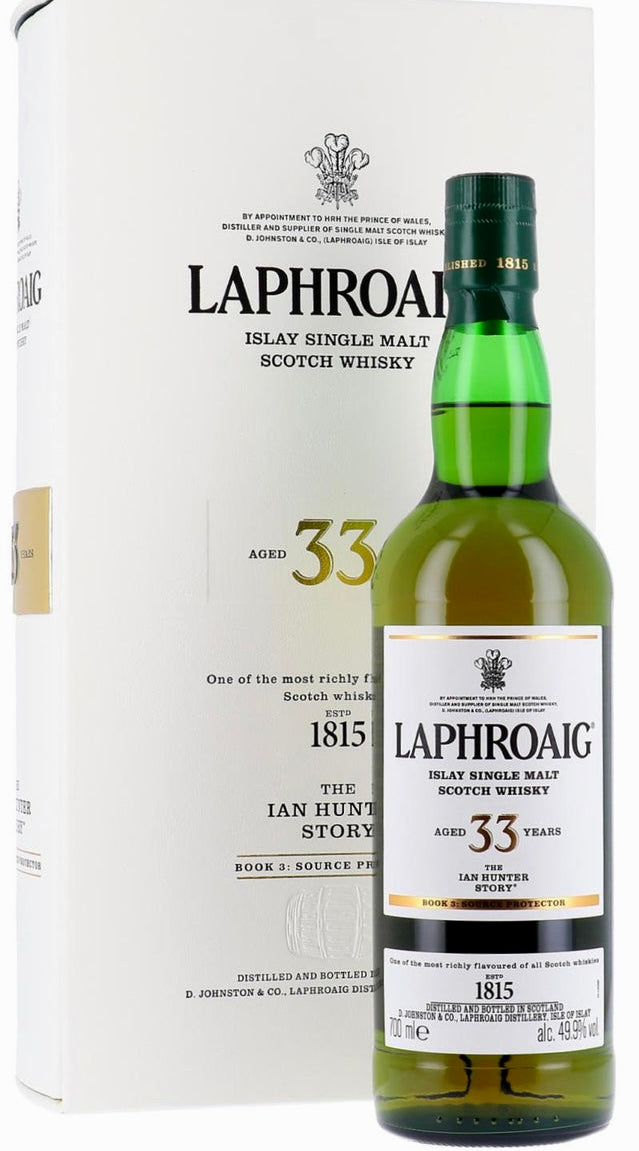 Laphroaig The Ian Hunter Story 'Book 3 Source Protector' 33 Year Old Single Malt Scotch