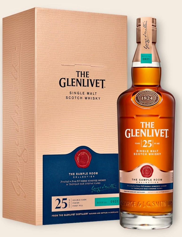 Glenlivet 'The Sample Room Collection'  25 Year Old Single Malt Scotch