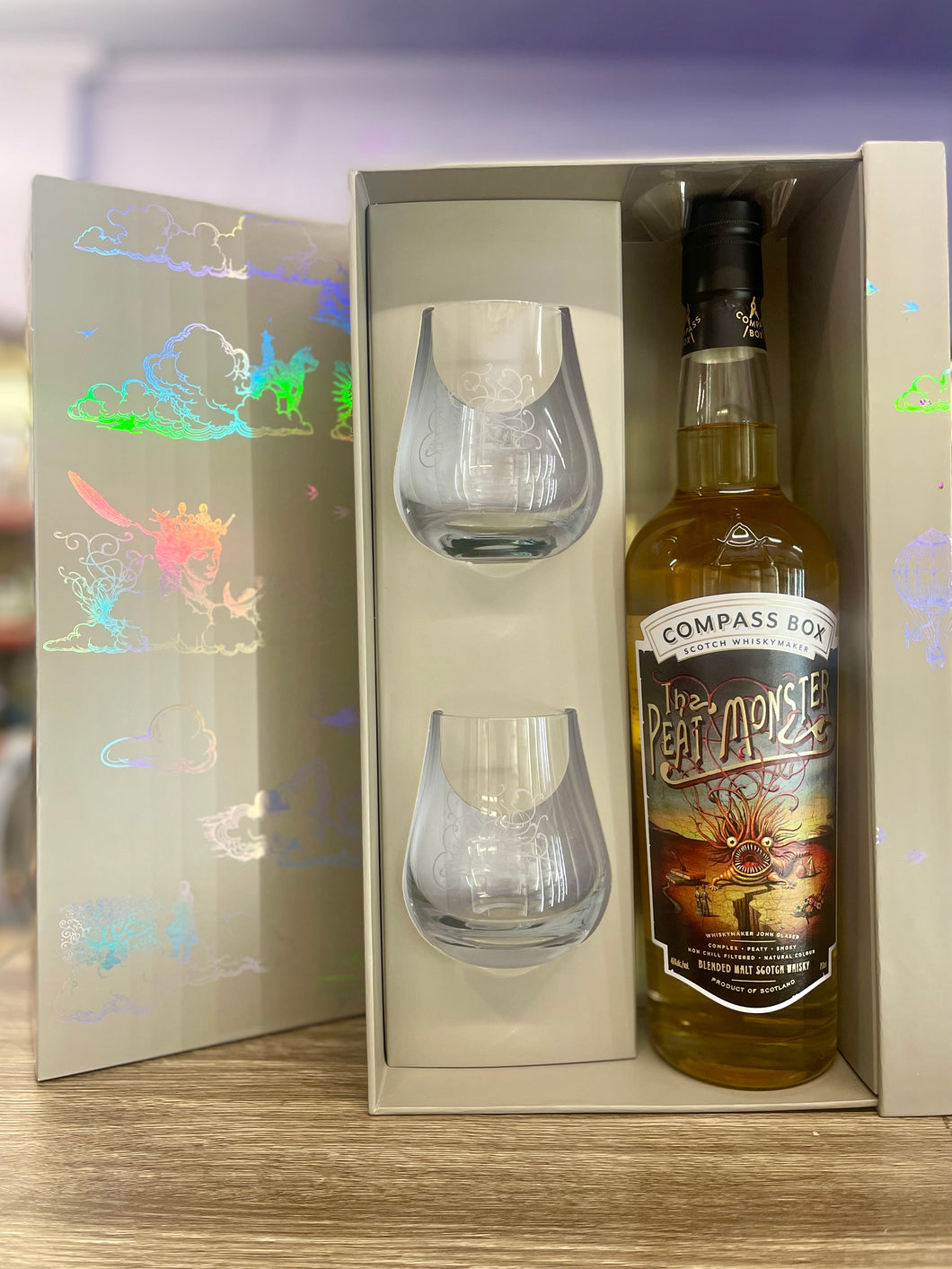 Compass Box The Peat Monster Blended Malt Scotch Whisky, Gift Pack