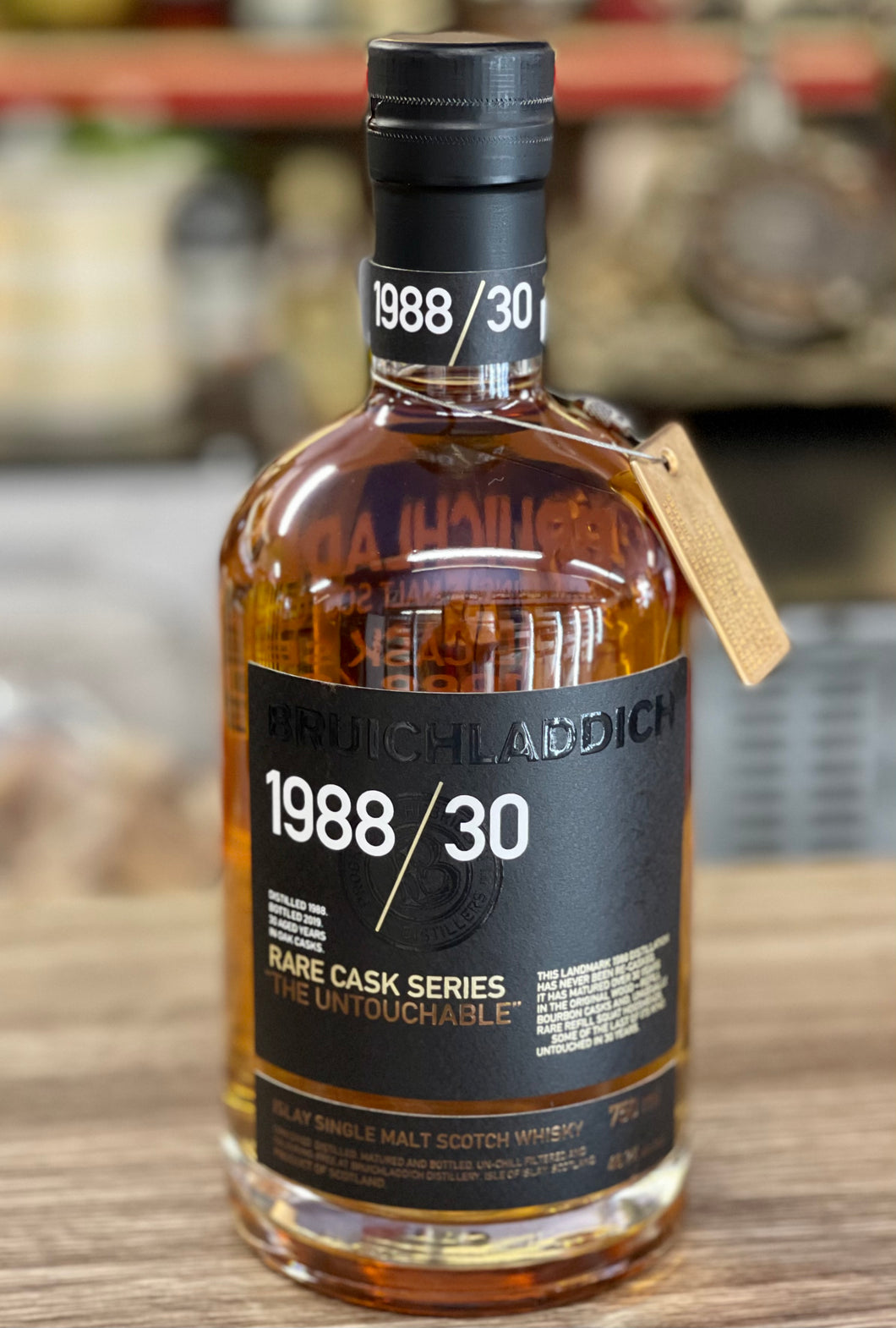 Bruichladdich Rare Cask Series 'The Untouchable' 30 Year Old Single Malt Scotch Whisky, 1988