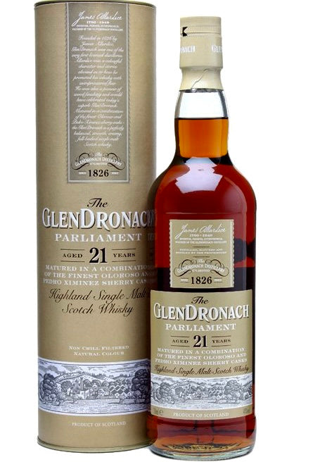 Glendronach Parliament 21 Year Old Single Malt Scotch