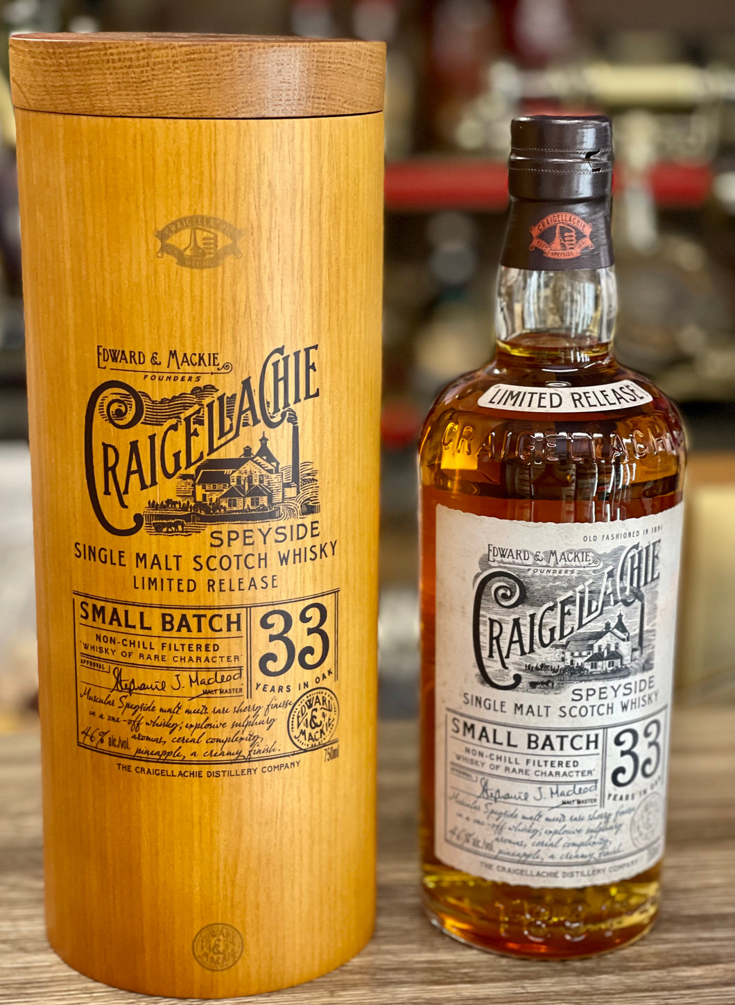 Craigellachie Limited Release Small Batch 33 Year Old Single Malt Scotch